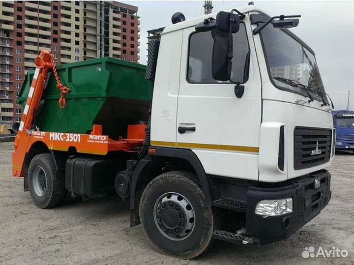 Вывоз строительного мусора контейнером