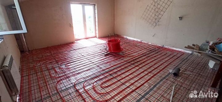 Теплый пол, отопление, разводка воды