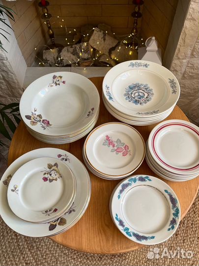 Посуда СССР / Тарелки/ Армуды / Стаканы 380 мл