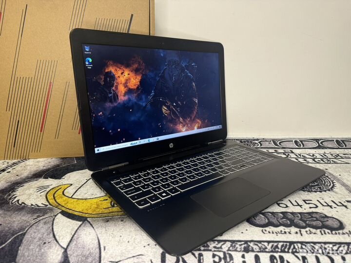 Игровой ноутбук HP i5/GTX