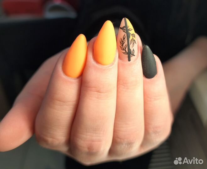 Наращивание ногтей, гель-лак, дизайн, маникюр, пед