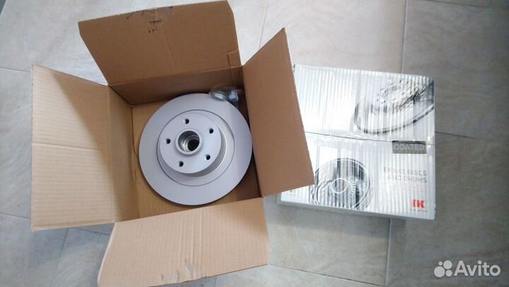 Комплект тормозных задних дисков NK 313988