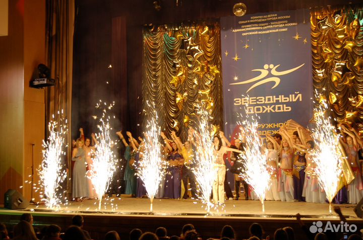 Фонтан свадебный 5 шт набор / 60 сек сценический