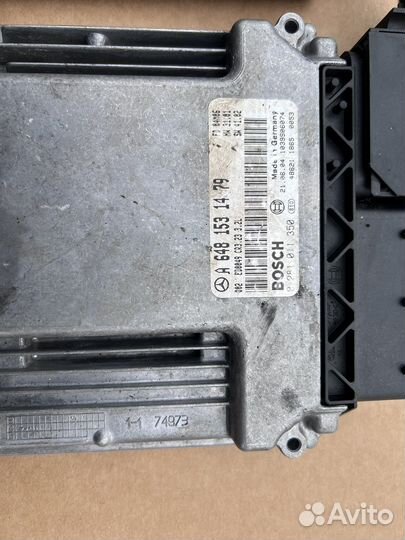 Блок управления двигателем мерседес