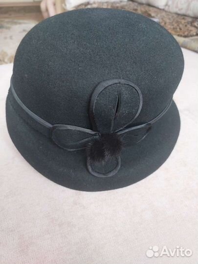 Шляпа фетровая женская