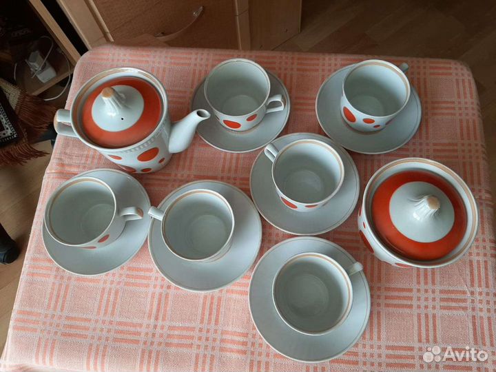 Чайный сервиз 6 персон СССР