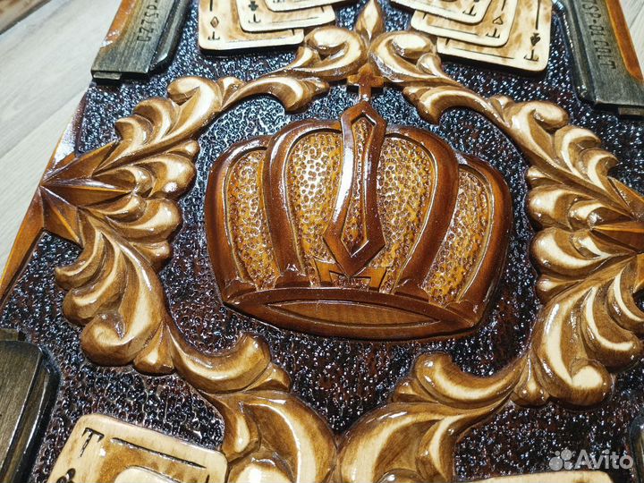 Нарды резные ручной работы подарок