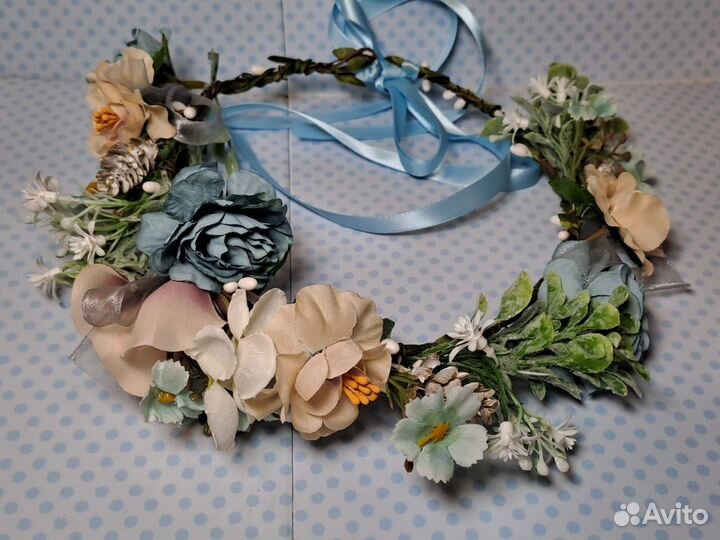 Венок на голову для праздника весны