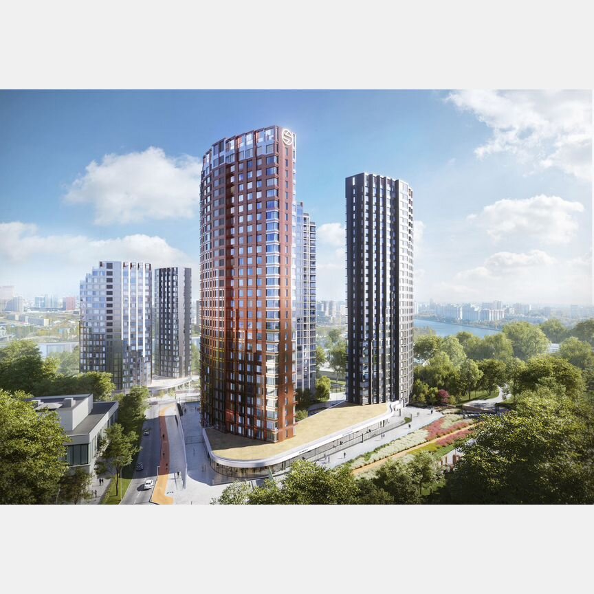 2-к. квартира, 75,4 м², 6/31 эт.