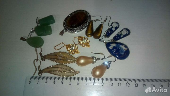 Серьги бижутерия