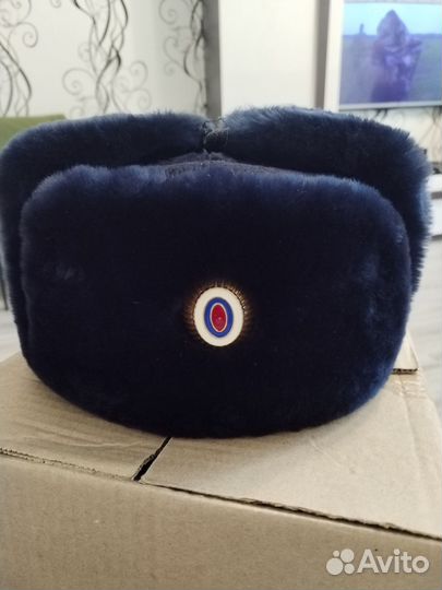 Новая мужская зимняя шапка мвд