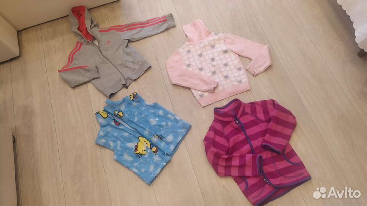 Вещи пакетом на девочку 104 110