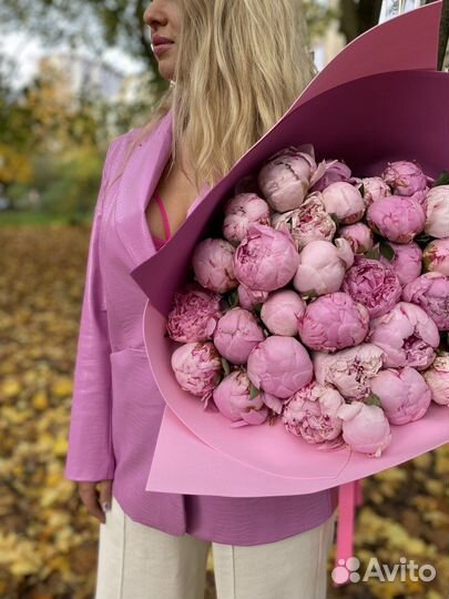 Букет пионов. Доставка. Цветы