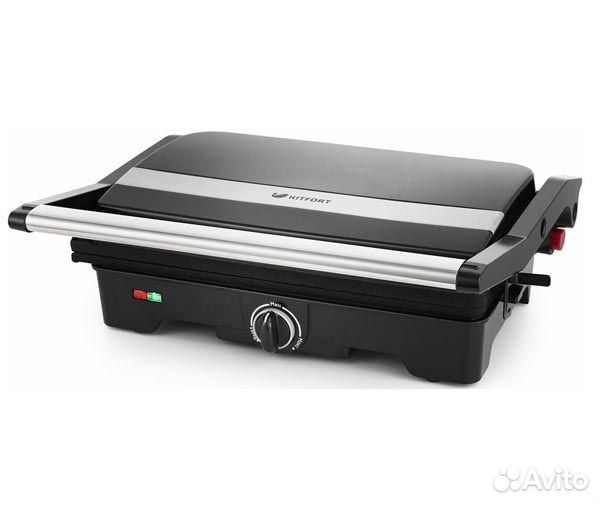 Электрогриль Kitfort KT-1645, Чёрный