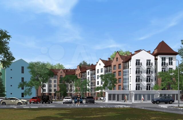 2-к. апартаменты, 59 м², 2/5 эт.