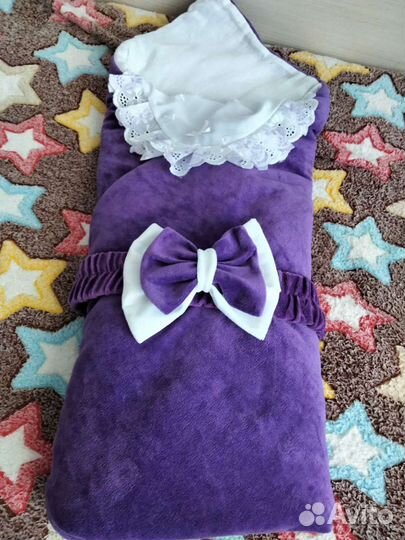 Конверт одеяло на выписку весна