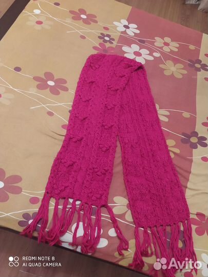 Вязанные шарфы и шапки