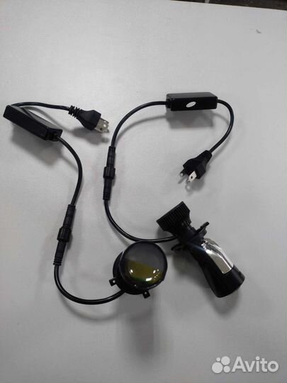Лампы H4 мини Линзы LED светодиодные