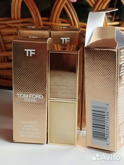 Tom Ford.Frost.Бальзам Для губ с золотым шиммером