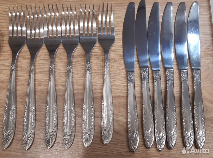 Набор столовых приборов СССР нержавейка
