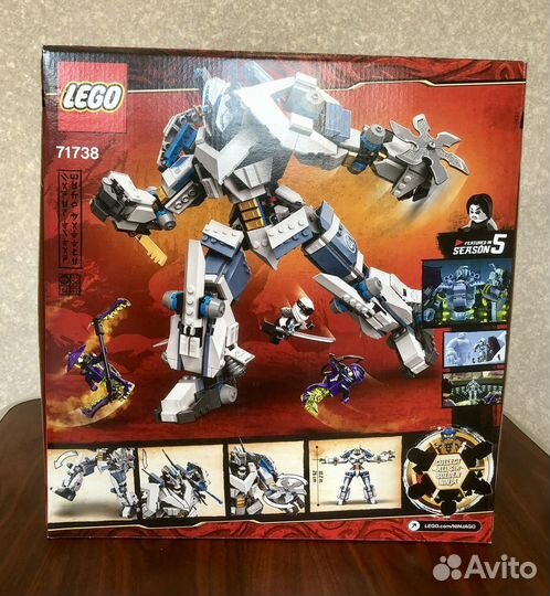Lego ninjago 71738 Битва с роботом Зейна
