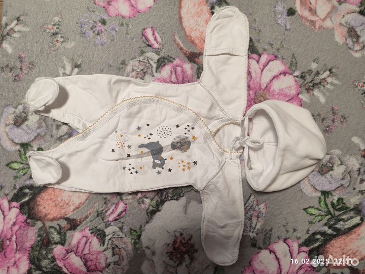 Конверт комбинезон на выписку для мальчика