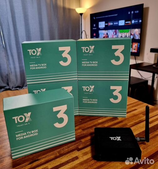 Android TV приставка TOX 3 4/32+настройка под ключ