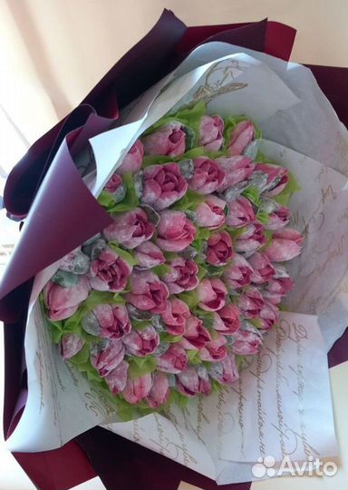 Зефир, букет из зефира