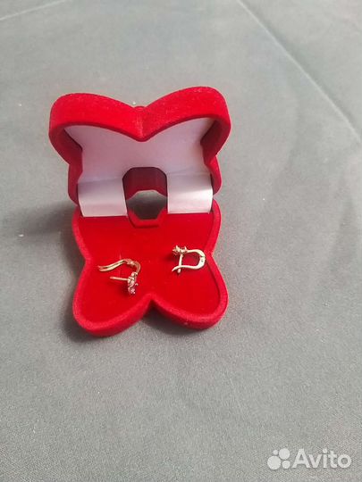 Золотые серьги детские