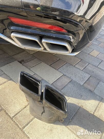 Насадки на глушитель mercedes amg black