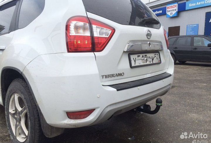 Фаркоп на nissan terrano renault duster