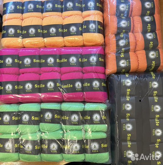 Пряжа д/ручного вязания Smile Vita