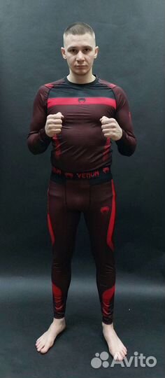 Комплект: рашгард + компрессионные штаны venum
