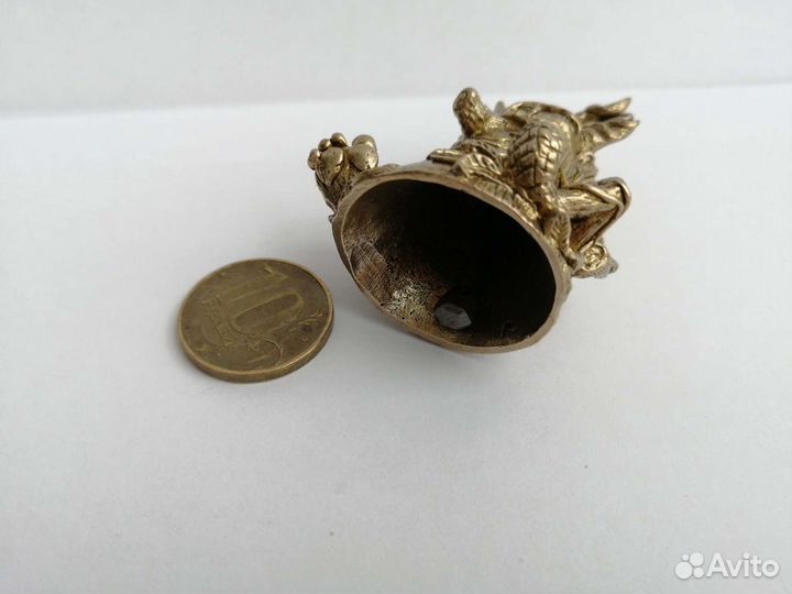 Колокольчик Леший латунь