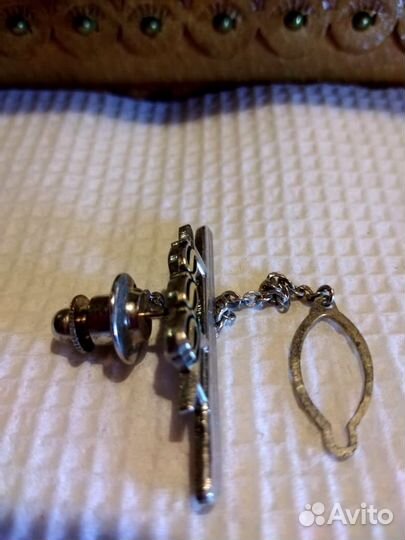 Заколка для галстука, винтаж