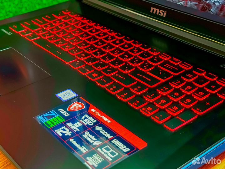 Игровой ноутбук MSI: Intel i7 + GTX 1050