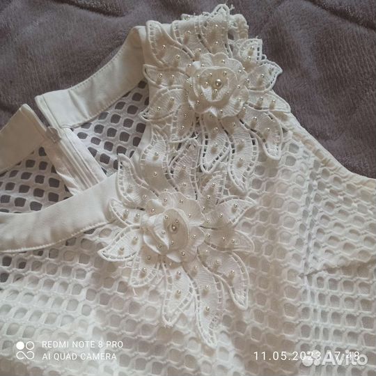 Платье белое