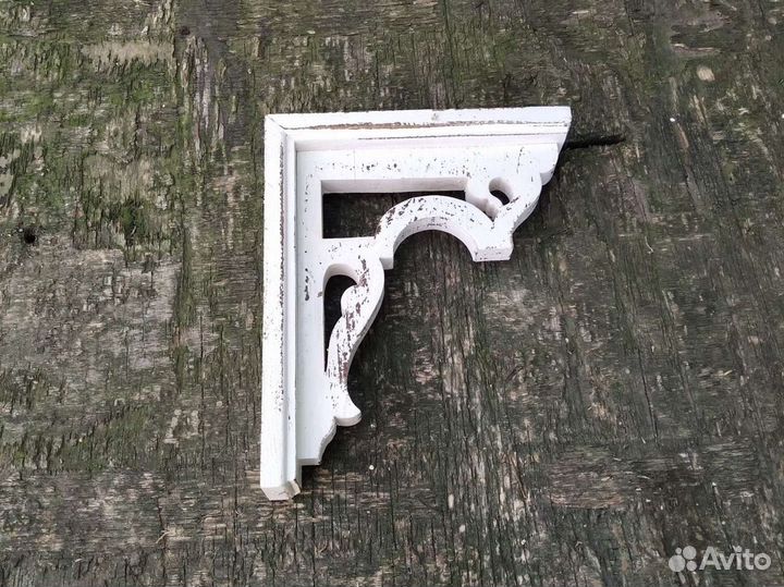 Кронштейн для полок деревянный Кантри