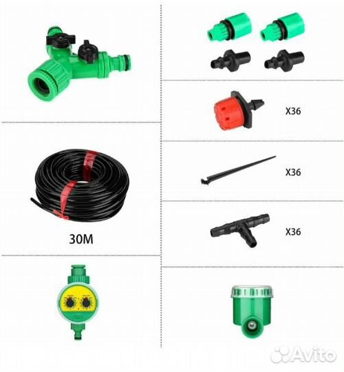 Комплект для капельного полива DK130