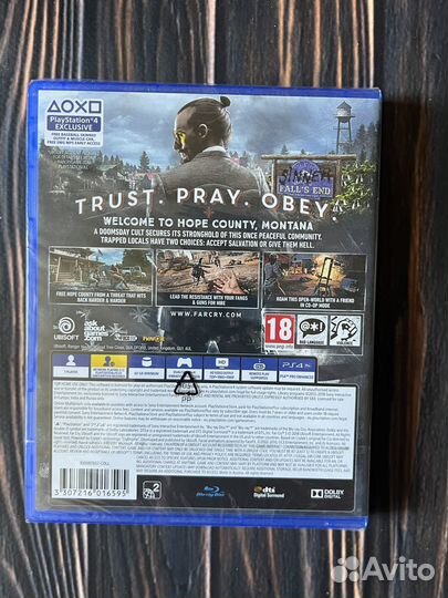 Far cry 5 ps4 диск новый