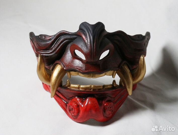 Полумаска Маска Самурай Хання Ханья