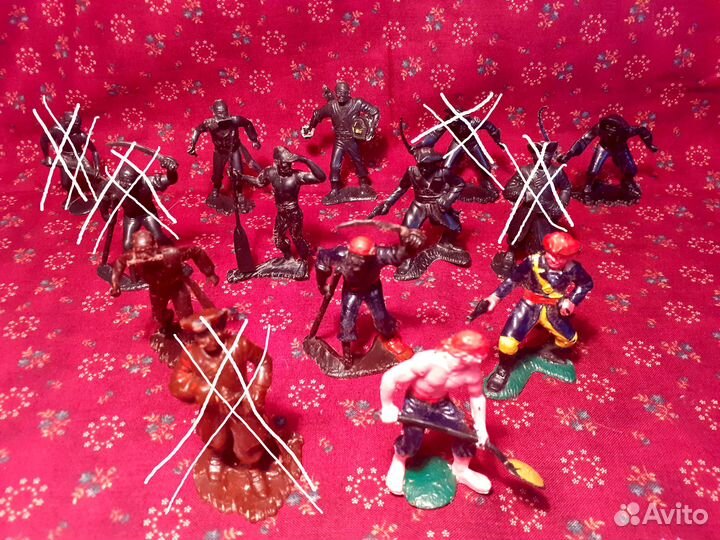 Фигурки: солдатики, рыцари, викинги, пираты и др