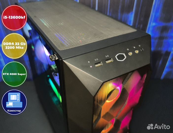 Мощный пк 2024 i5-RTX4080SUP-32DDR4-JFX3687059-B760