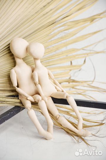 Пара Леон и Маргарита. Заготовки интерьерных кукол