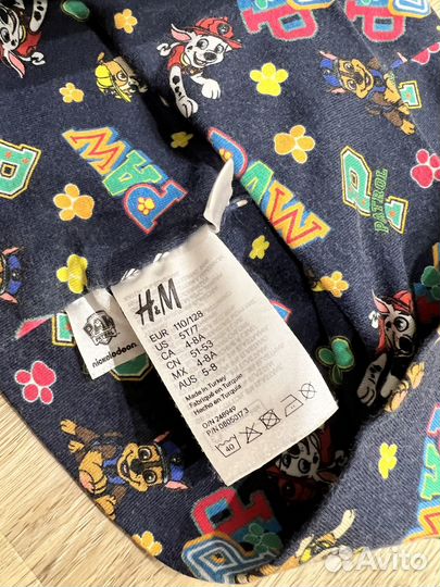 Шапка 110/128 и шарф - снуд - комплект H&M