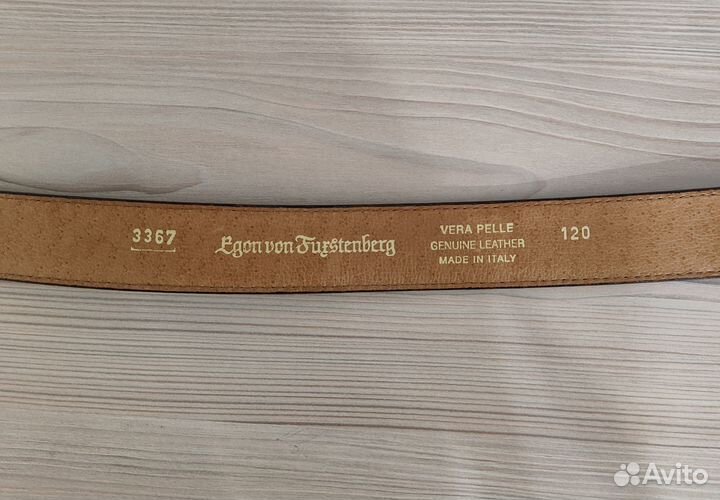 Ремень кожаный итальянский мужской