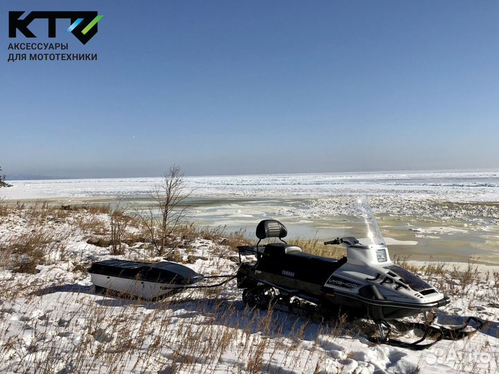 Сани волокуши ктз Компакт с жесткой крышкой