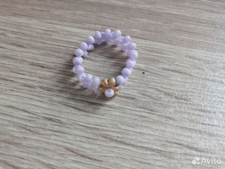 Колечко из бисера