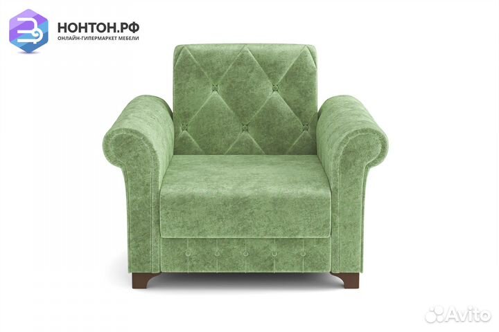 Кресло Богемия зеленое