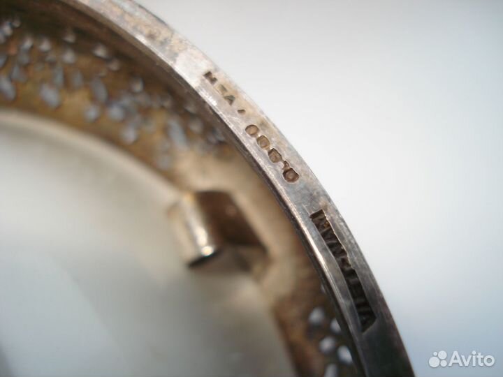 SVE Пепельница серебро-фарфор Вьетнам